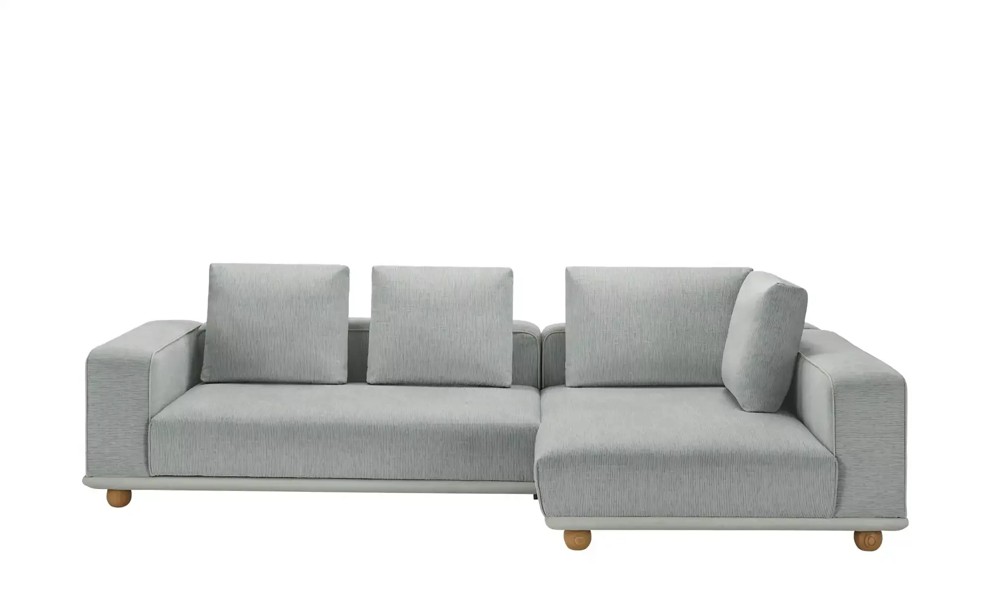 Ecksofa aus Mikrofaser Cora ¦ grau ¦ Maße (cm): B: 305 H: 88 T: 173 Polster günstig online kaufen