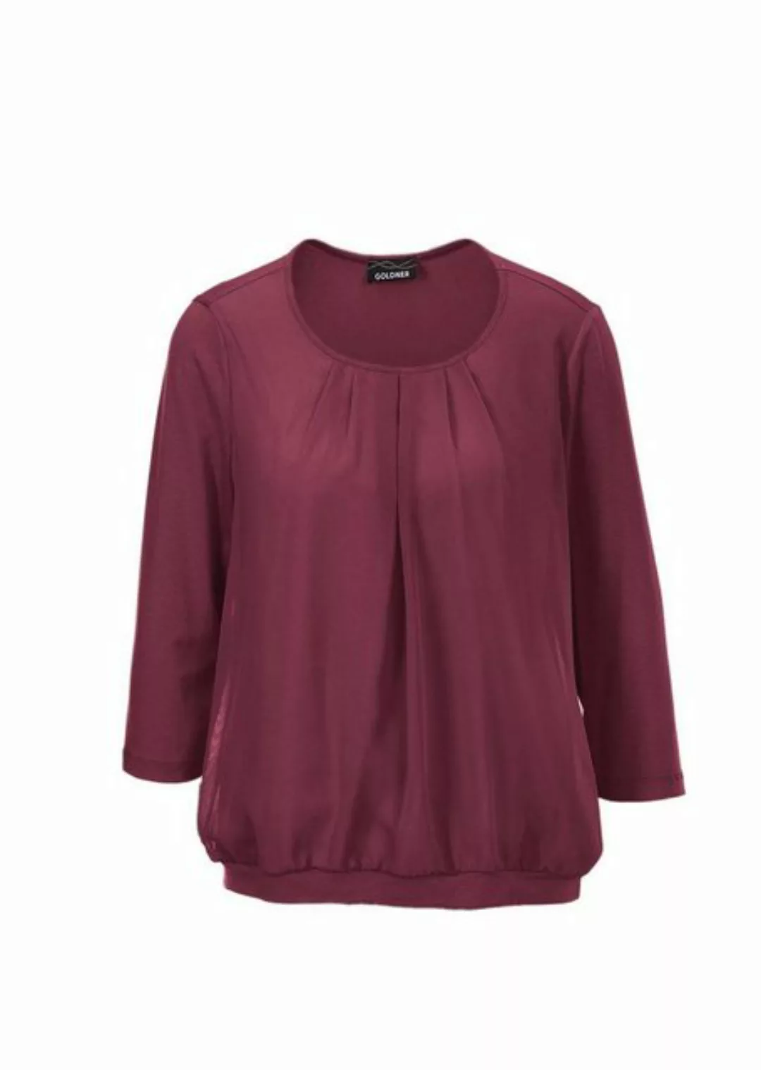 GOLDNER Shirtbluse Gepflegtes Shirt in eleganter Blusen-Optik günstig online kaufen