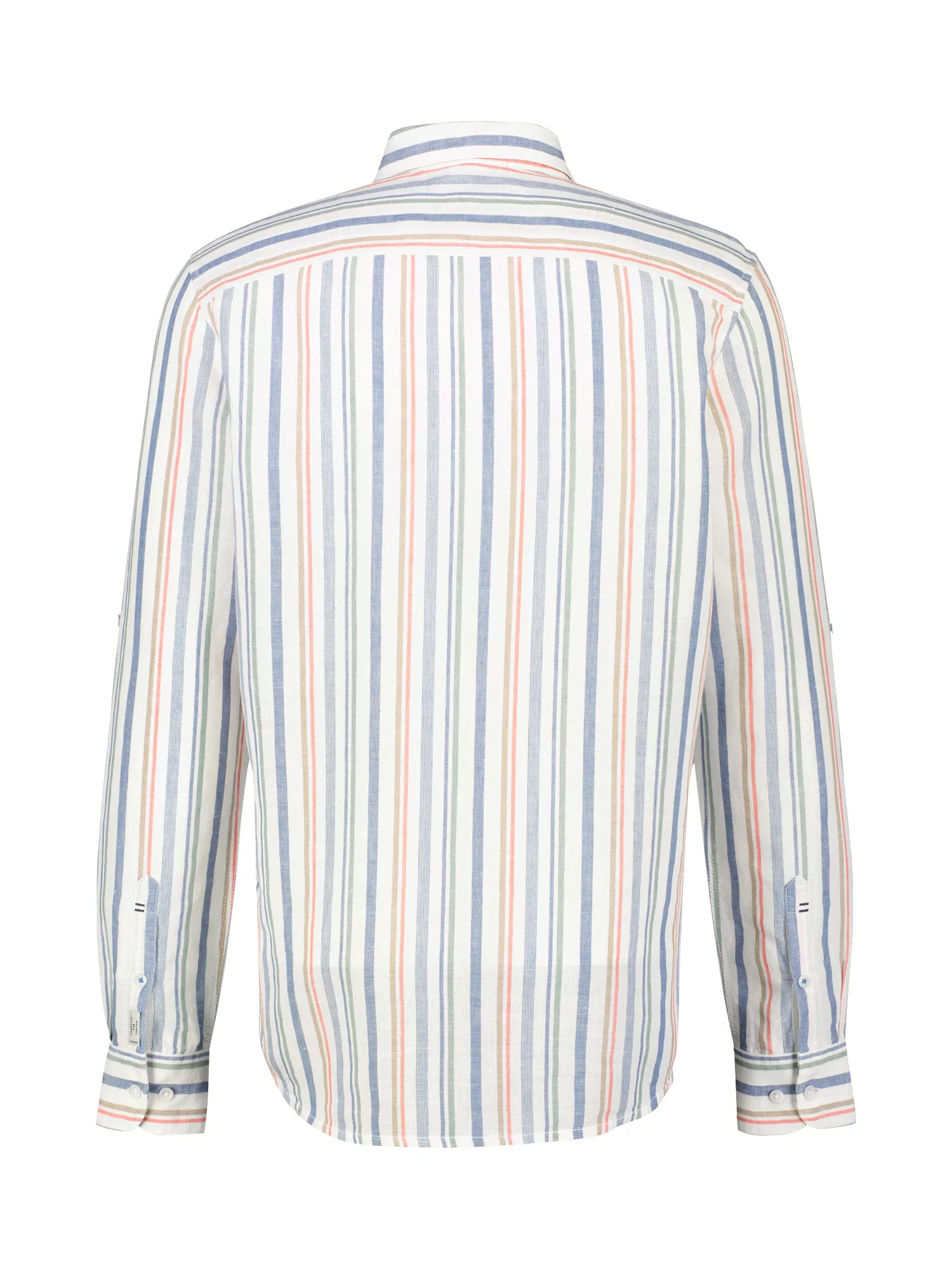 LERROS Langarmhemd "LERROS Streifenhemd in Pastelltönen, Leinen-Baumwoll-Mi günstig online kaufen