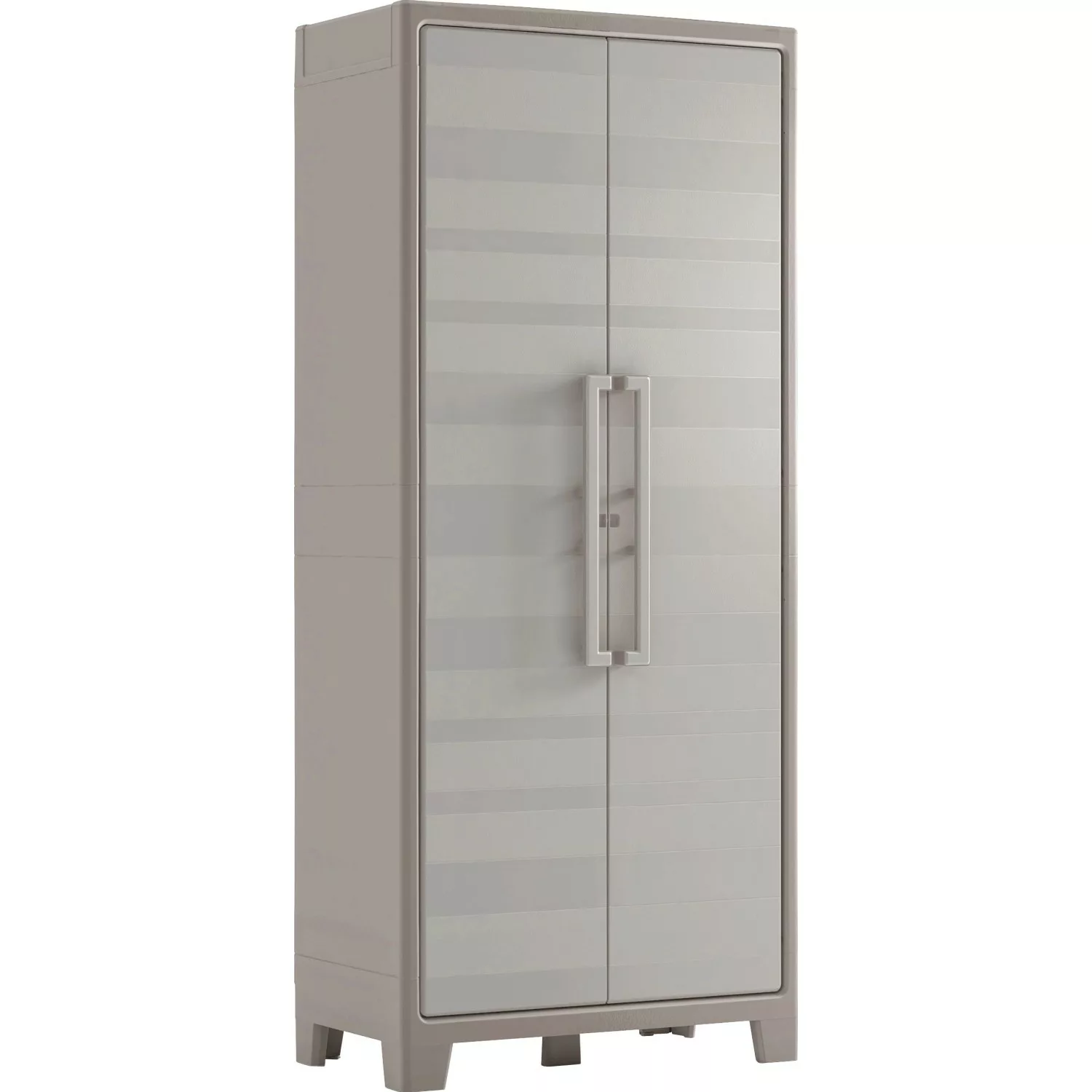 KIS Kunststoffschrank Gulliver Sandbeige 80 x 44 x 182 cm 8 Böden günstig online kaufen