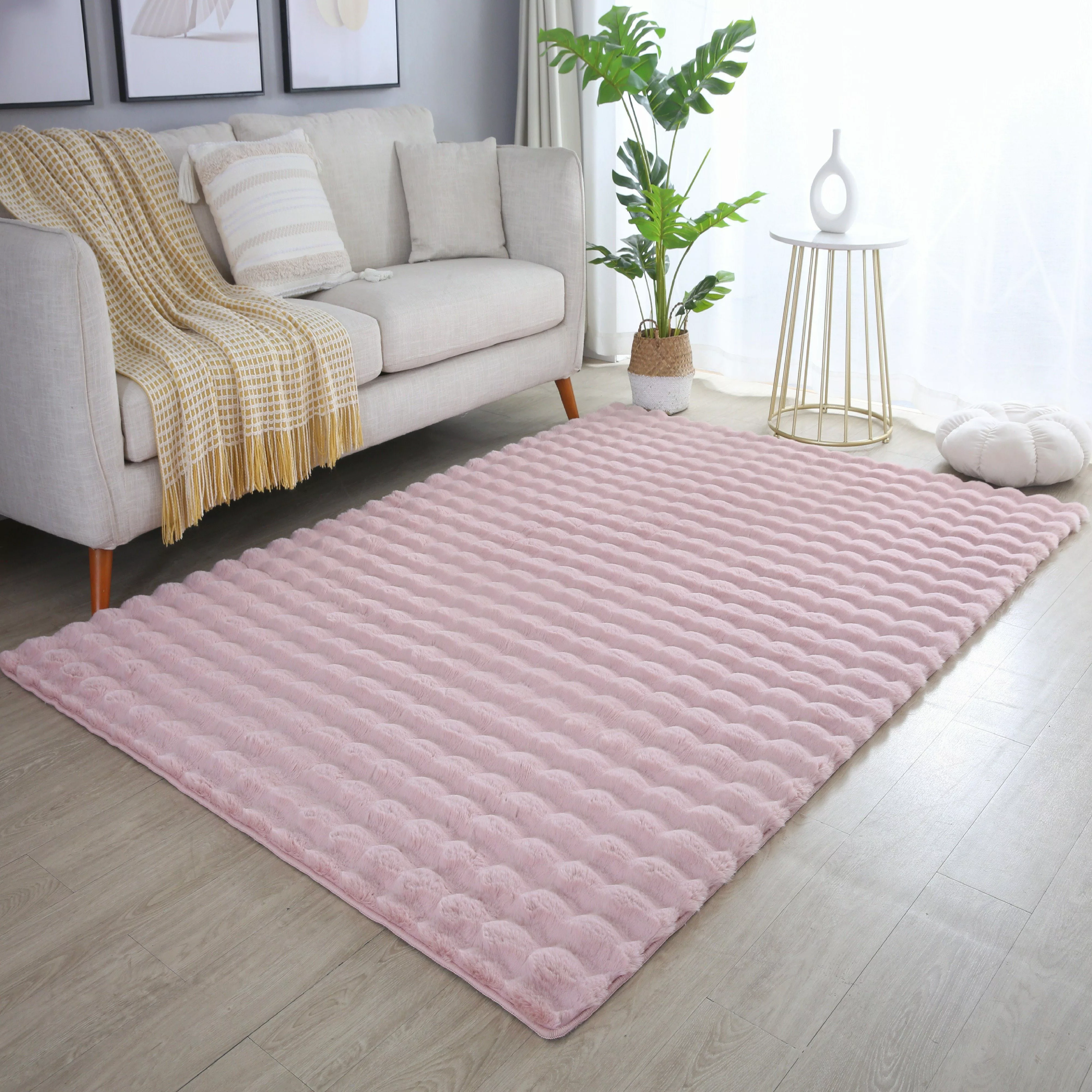 Stilvoll Günstig Hochflor-Teppich Teppich für den günstig online kaufen