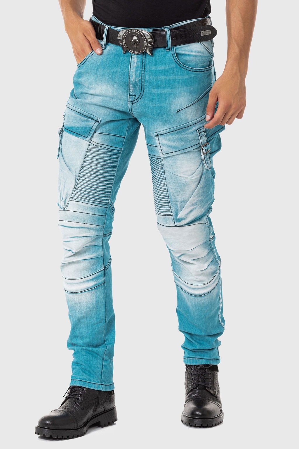 Cipo & Baxx Cargojeans "Jeans", im Used-Look, CD-523 günstig online kaufen