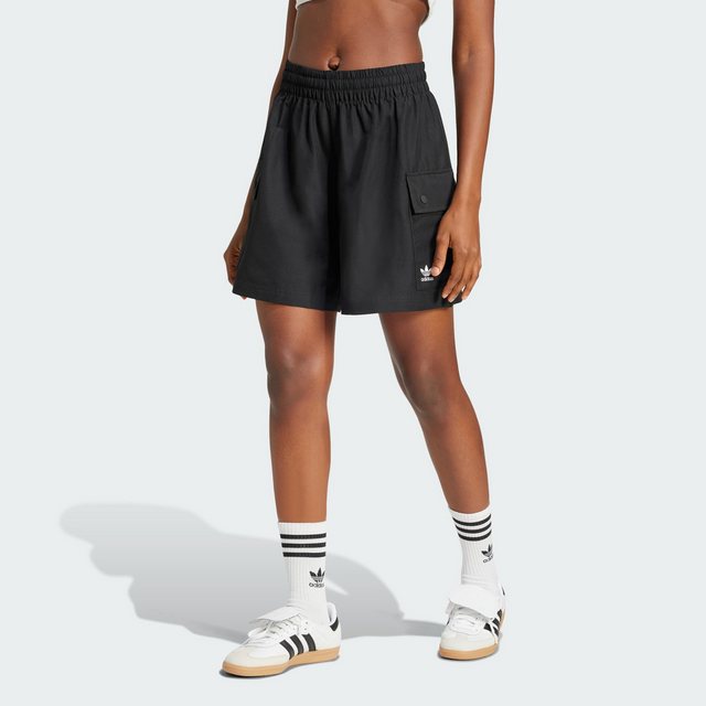 adidas Originals Shorts ESSENTIALS WOVEN HIGH-WAIST CARGOSHORTS günstig online kaufen