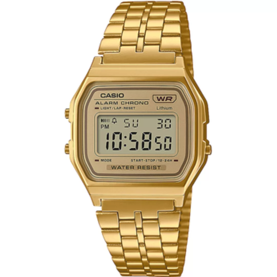 CASIO VINTAGE Chronograph A158WETG-9AEF, Quarzuhr, Armbanduhr, günstig online kaufen