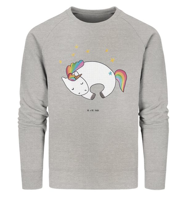 Mr. & Mrs. Panda Longpullover Größe XL Einhorn Nacht - Heather Grey - Gesch günstig online kaufen