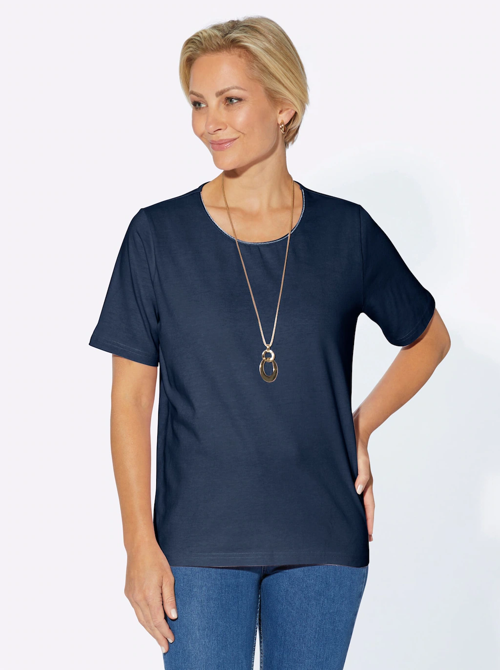 Casual Looks Rundhalsshirt "Shirt" günstig online kaufen