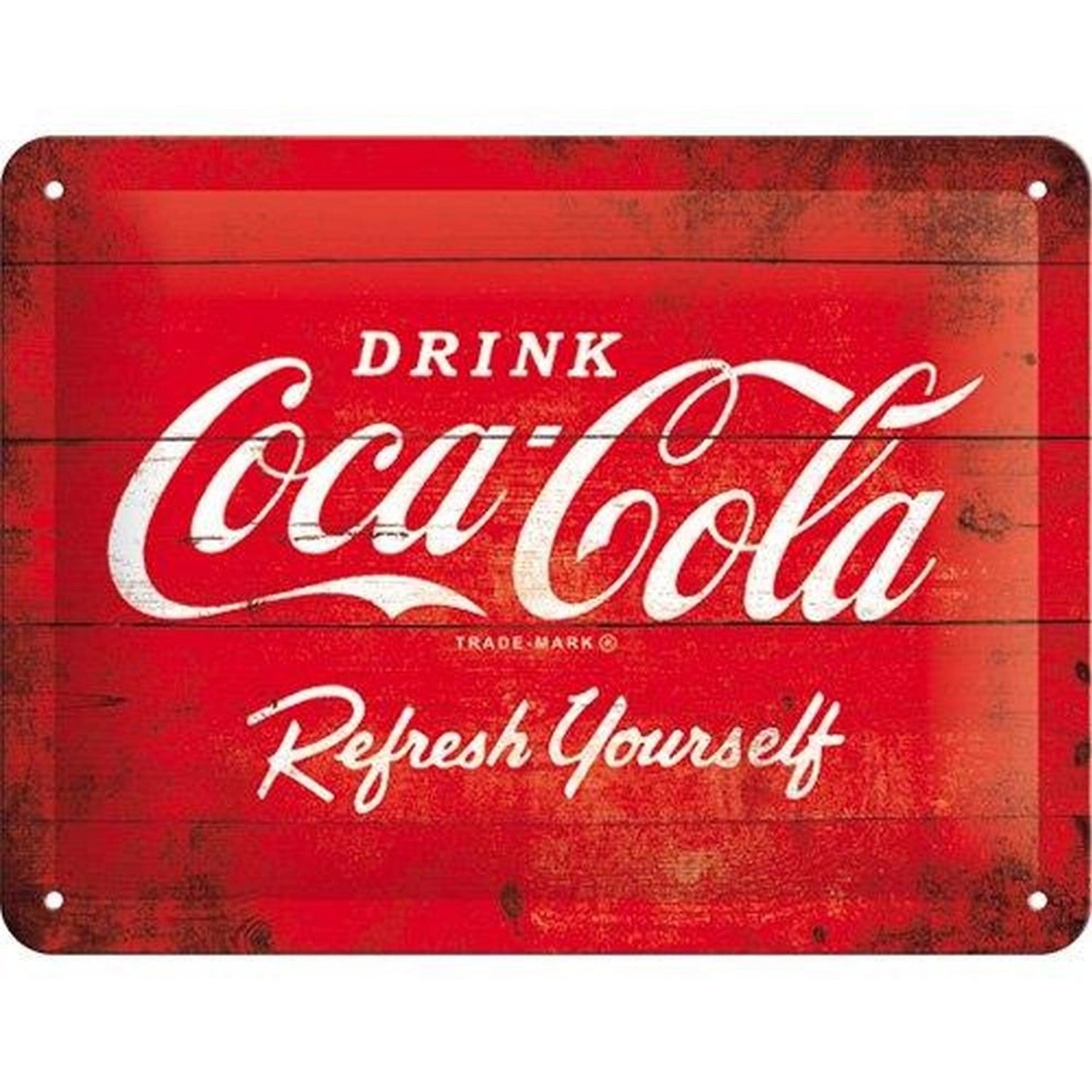 Nostalgic-Art Blechschild 15x20 cm - Coca-Cola - Logo günstig online kaufen