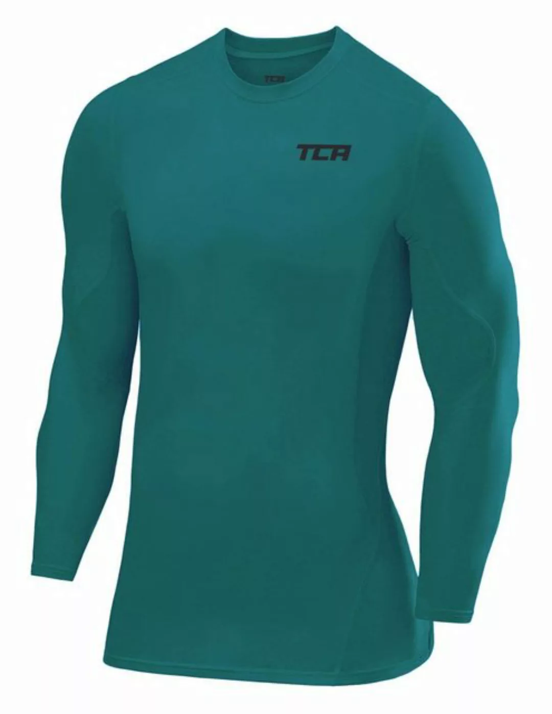 TCA Langarmshirt TCA SuperThermal Kompressions Shirt - Grün (1-tlg) günstig online kaufen