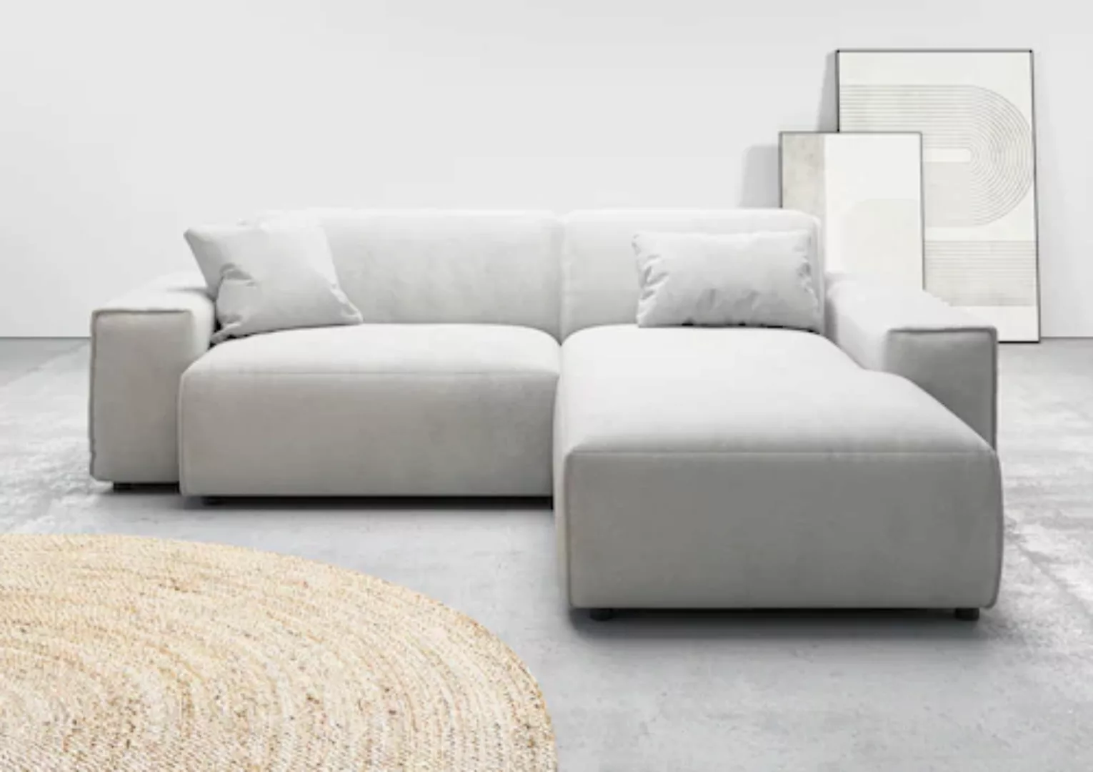 andas Ecksofa »Glimminge L-Form auch in Breitcord, Feincord + Easy care-Bez günstig online kaufen