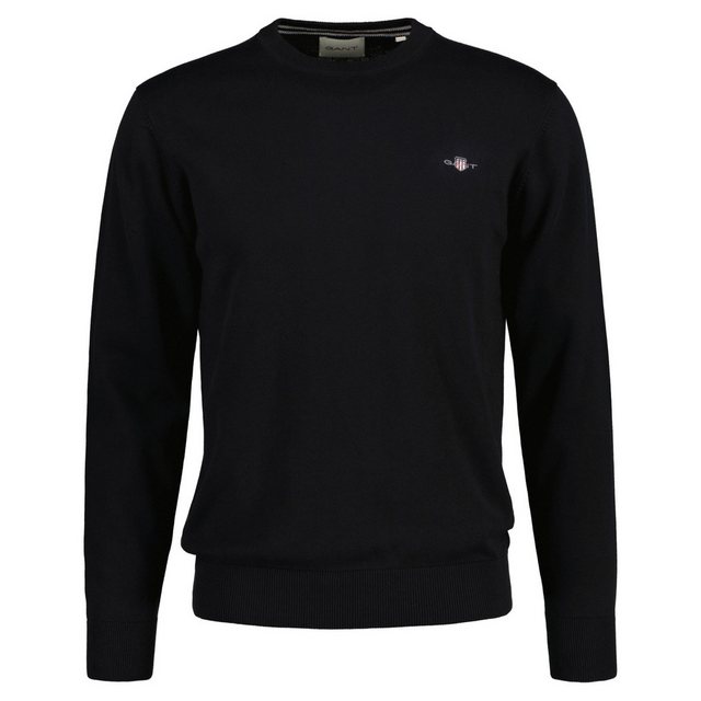 Gant Rundhalspullover "CLASSIC COTTON C-NECK", Premium Strickpullver aus we günstig online kaufen