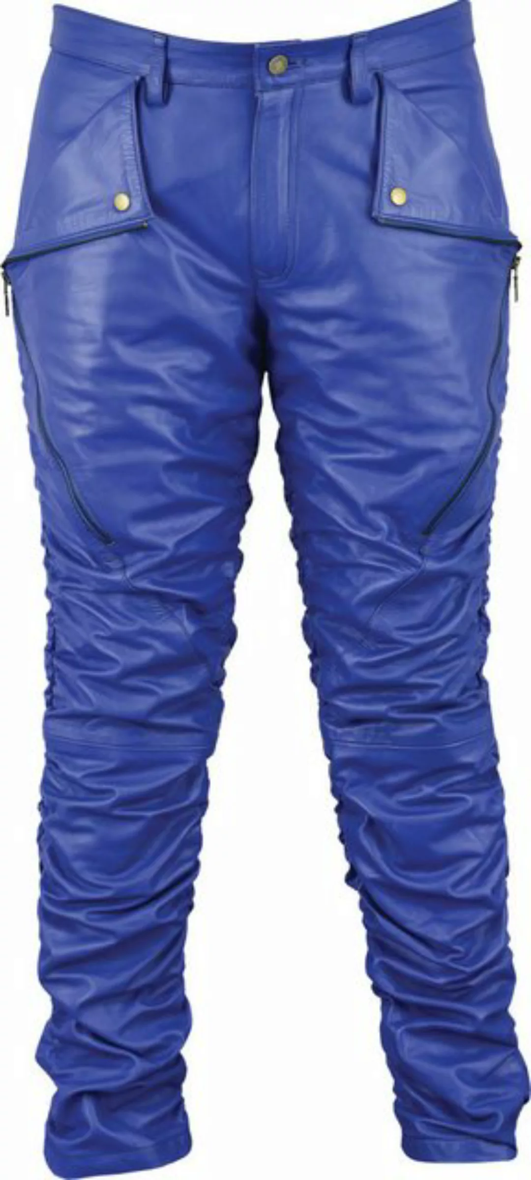 Fuente Leather Wears Motorradhose Herren Motorrad-Lederhose, Slim-Fit, Carg günstig online kaufen