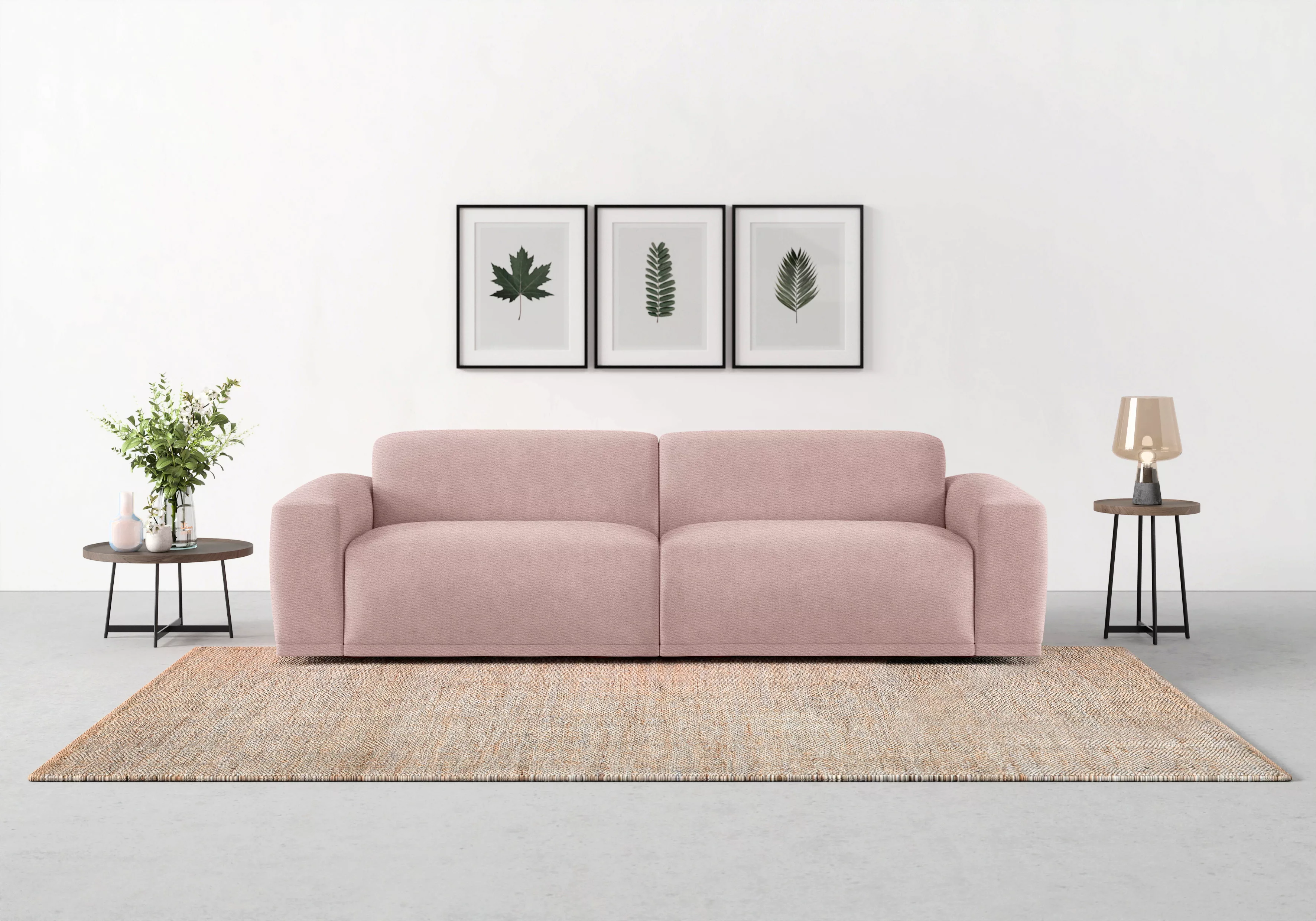 TRENDMANUFAKTUR Big-Sofa Braga, mit hochwertigem Kaltschaum, Megasofa, in C günstig online kaufen