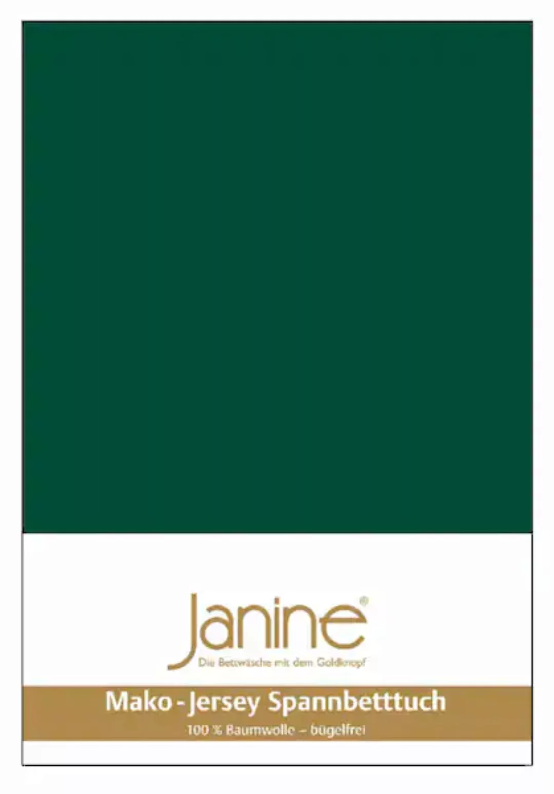 Janine Janine Spanbetttuch Mako-Feinjersey 5007 tabasco Größe:  200x200 cm günstig online kaufen