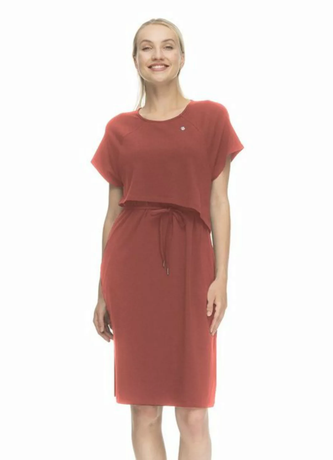 Ragwear Sommerkleid Damen Altmea Terracotta, Gr. S günstig online kaufen