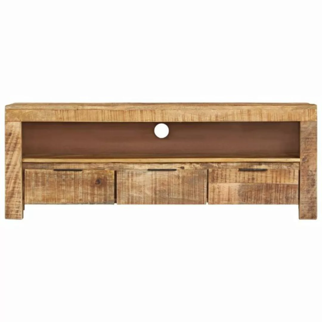 Tv-schrank 110x30x40 Cm Raues Mangoholz günstig online kaufen