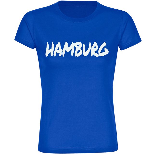 multifanshop T-Shirt Damen Hamburg - Textmarker - Frauen günstig online kaufen