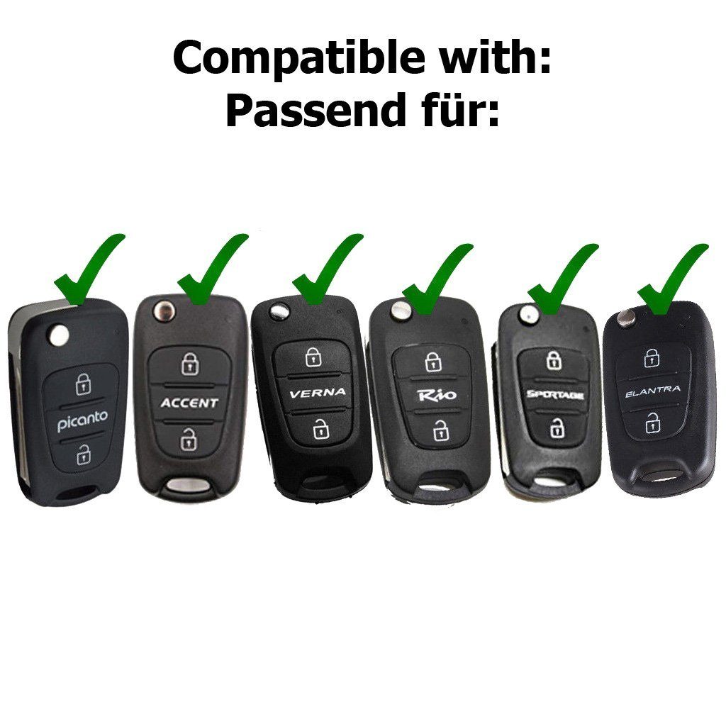 mt-key Schlüsseltasche Autoschlüssel Softcase Silikon Schutzhülle günstig online kaufen