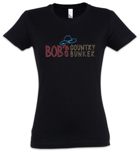 Urban Backwoods Print-Shirt Bob's Country Bunker Damen T-Shirt Blues Bar Re günstig online kaufen