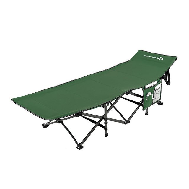 KOMFOTTEU Feldbett Campingbett klappbar mit Seitentasche, bis 272 kg, 190x7 günstig online kaufen