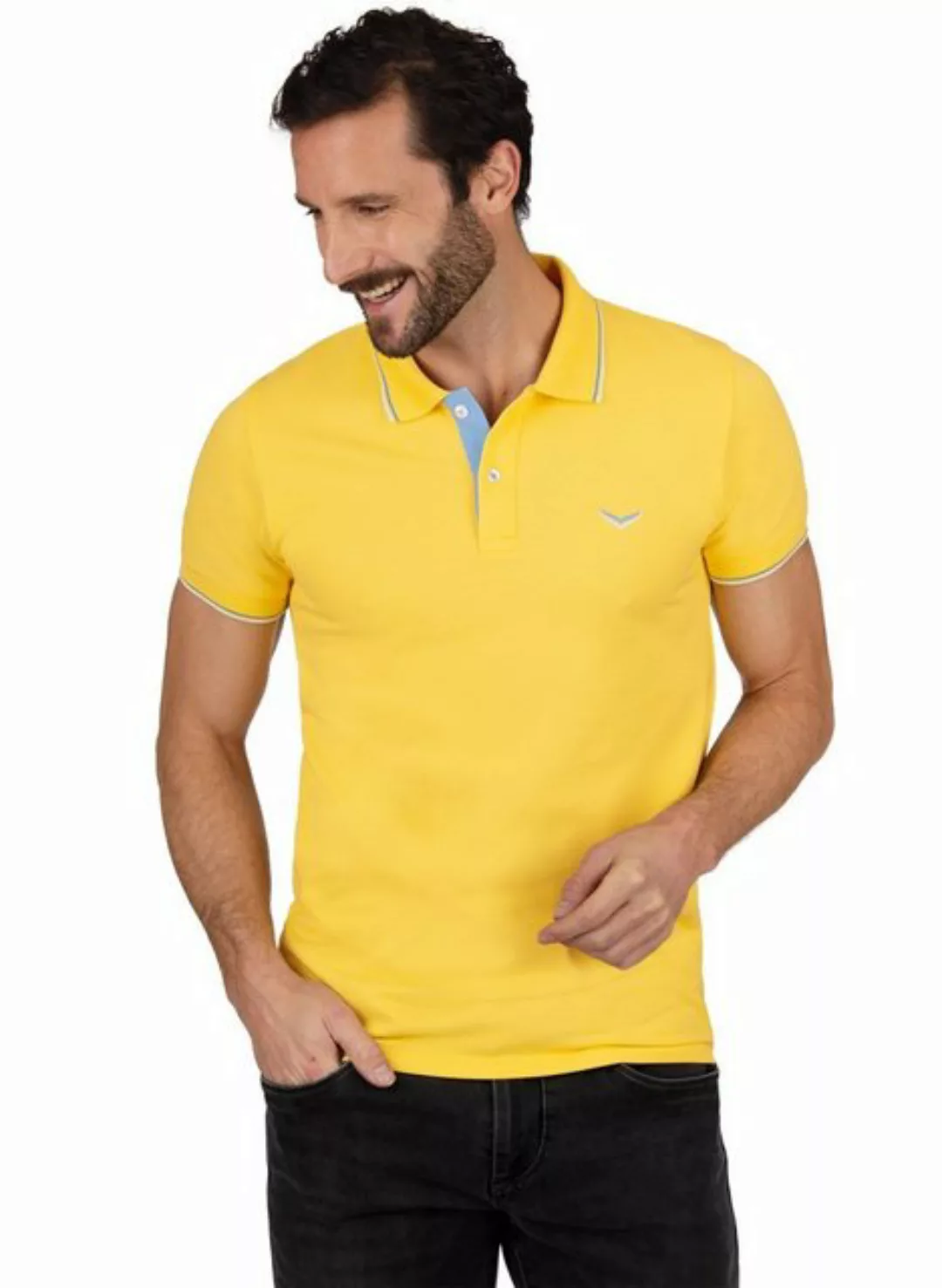 Trigema Poloshirt "TRIGEMA Slim Fit Polohemd" günstig online kaufen