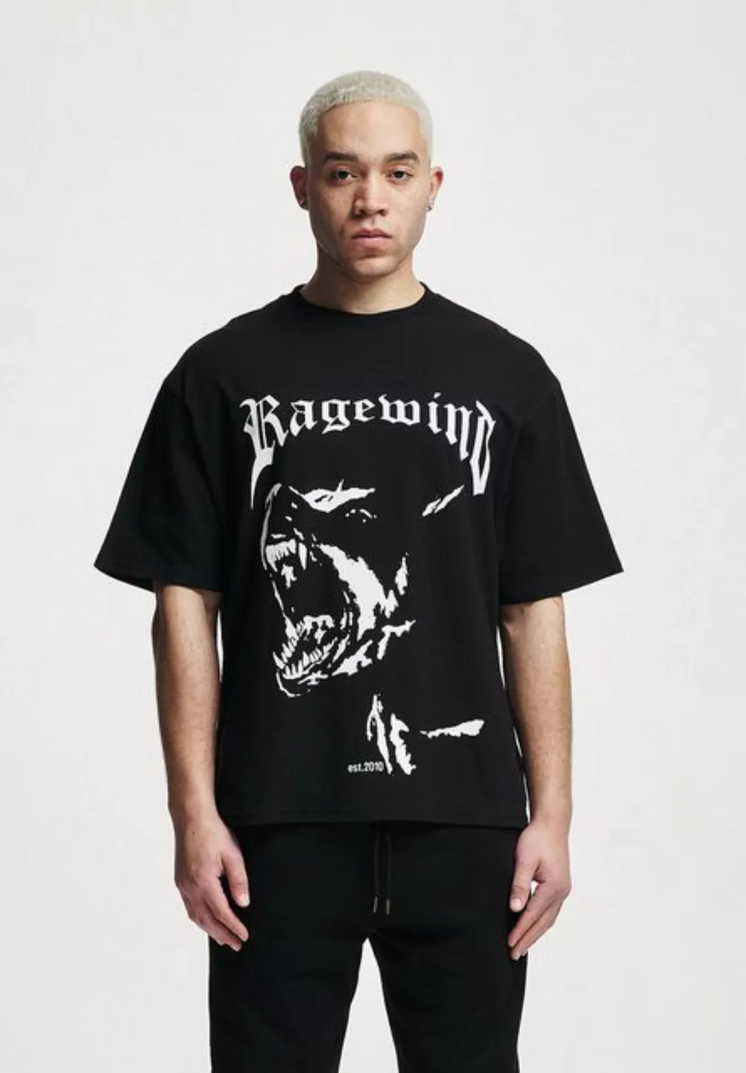 2Y Studios Kurzarmshirt 2Y Studios Herren Ragewind Oversize Tee (1-tlg) günstig online kaufen