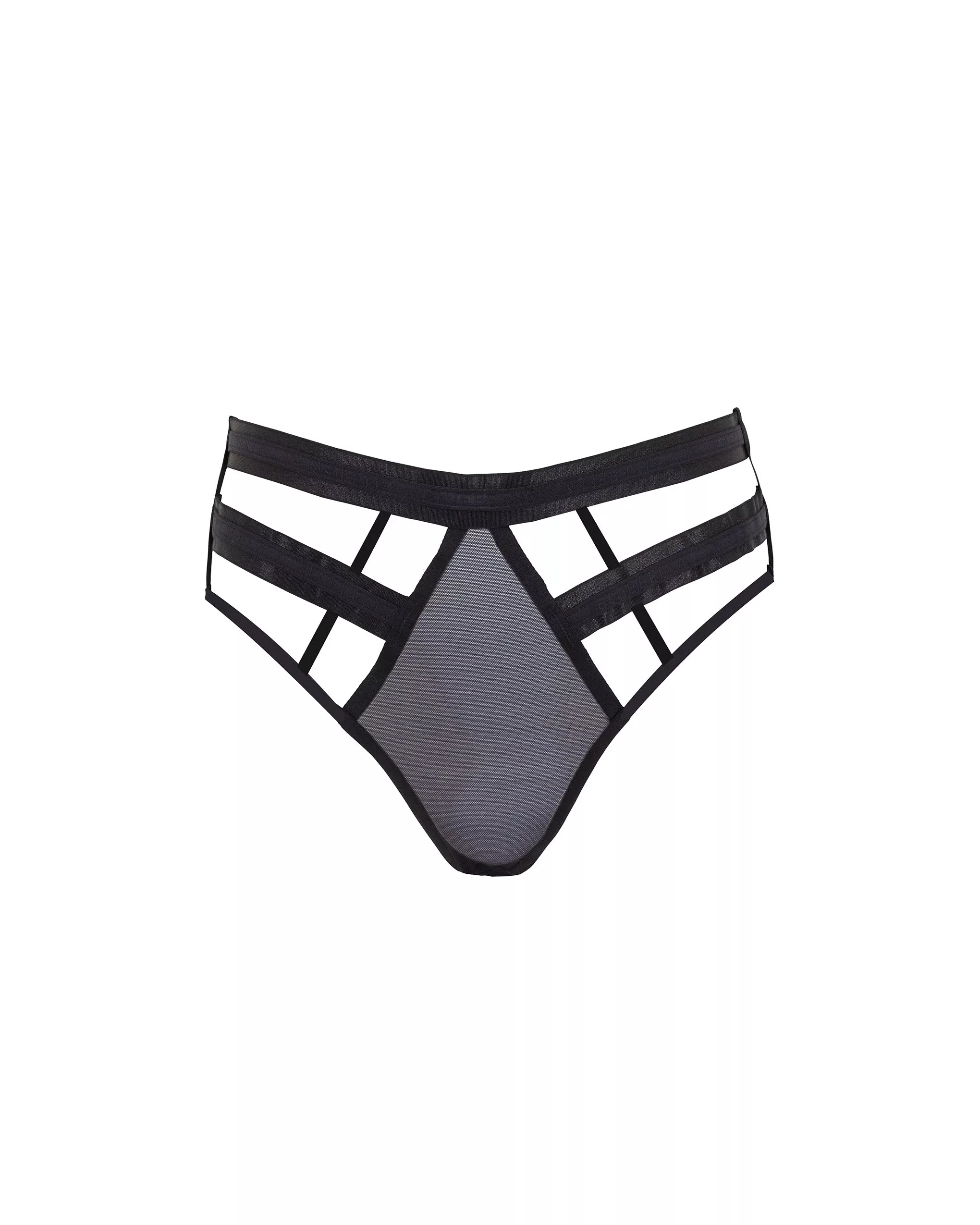 Bluebella Zuri Taillenslip mit offenem Rücken Schwarz günstig online kaufen