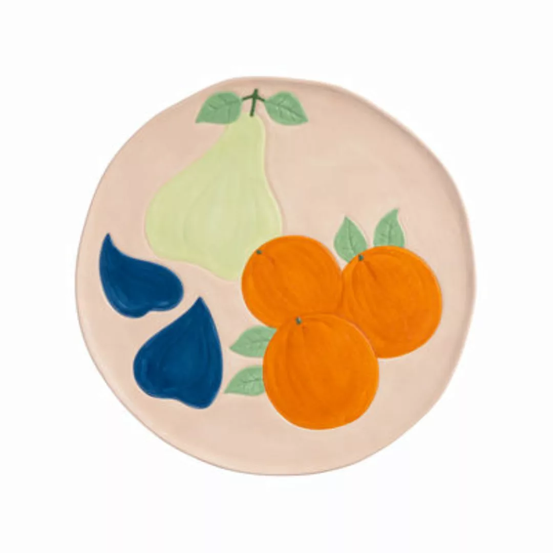 Teller Fig keramik bunt / Ø 26,5 cm - Keramik - & klevering - Bunt günstig online kaufen