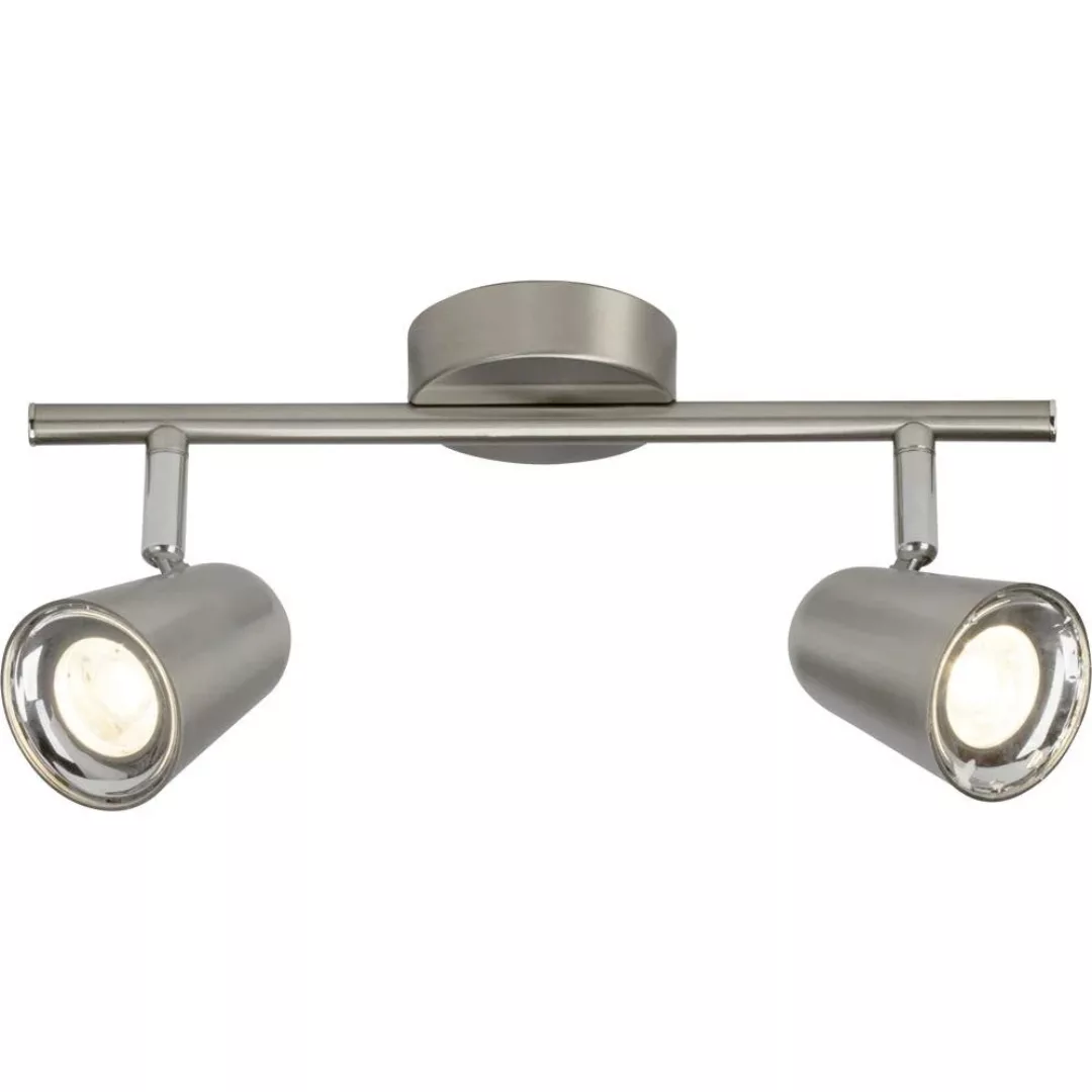 LED Deckenleuchte Nifty in Silber 2x 4W 800lm günstig online kaufen