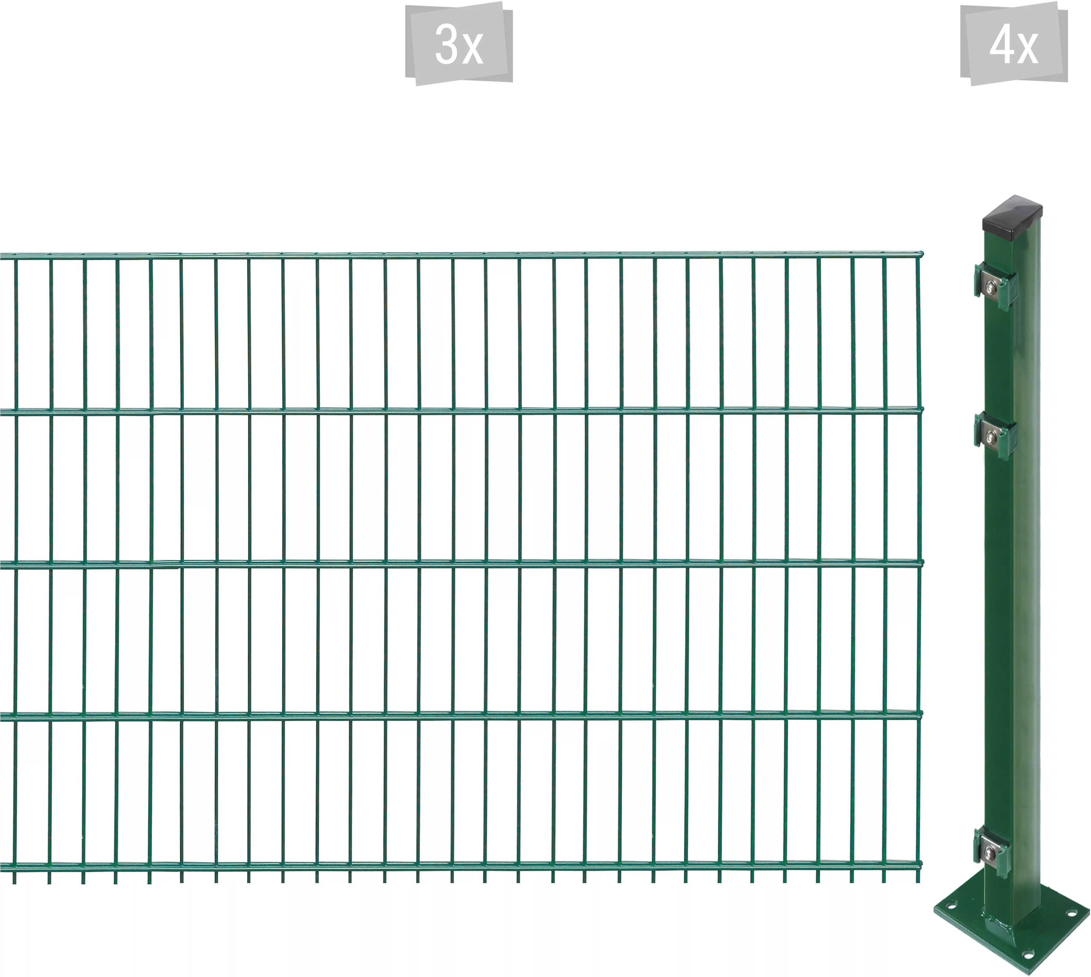 Arvotec Doppelstabmattenzaun "EASY 83 zum Aufschrauben", Zaunhöhe 83 cm, Za günstig online kaufen