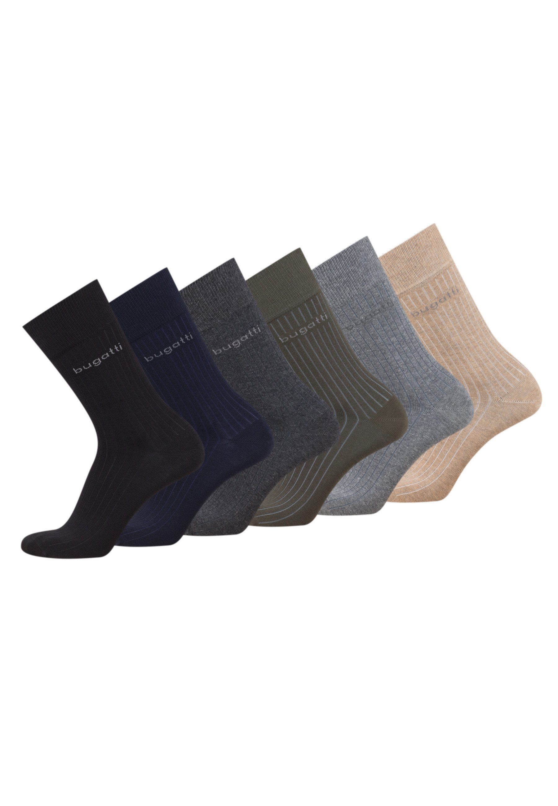 bugatti Basicsocken bugatti Herrensocken 6er Sockenbox günstig online kaufen