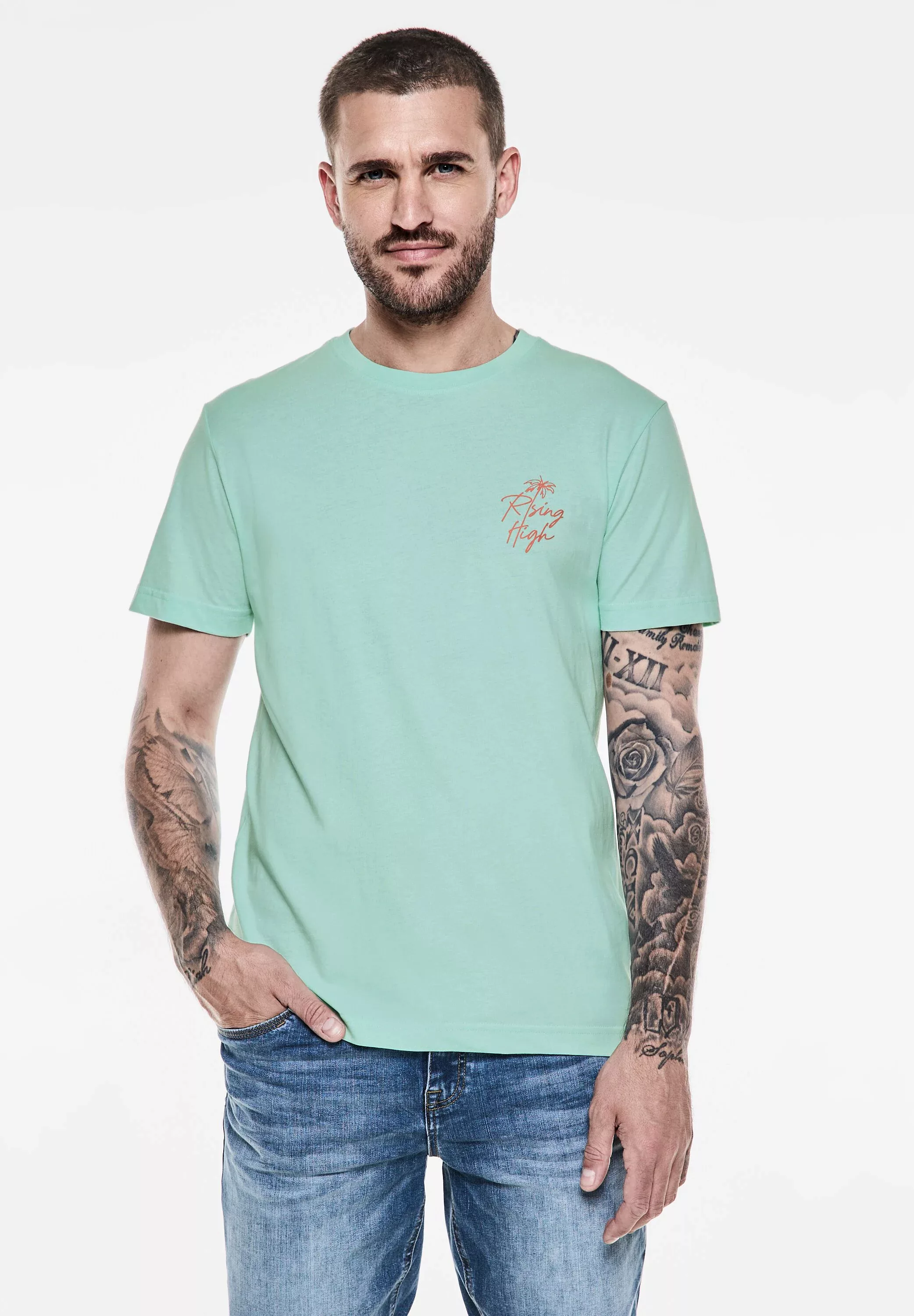 STREET ONE MEN T-Shirt, Jersey günstig online kaufen