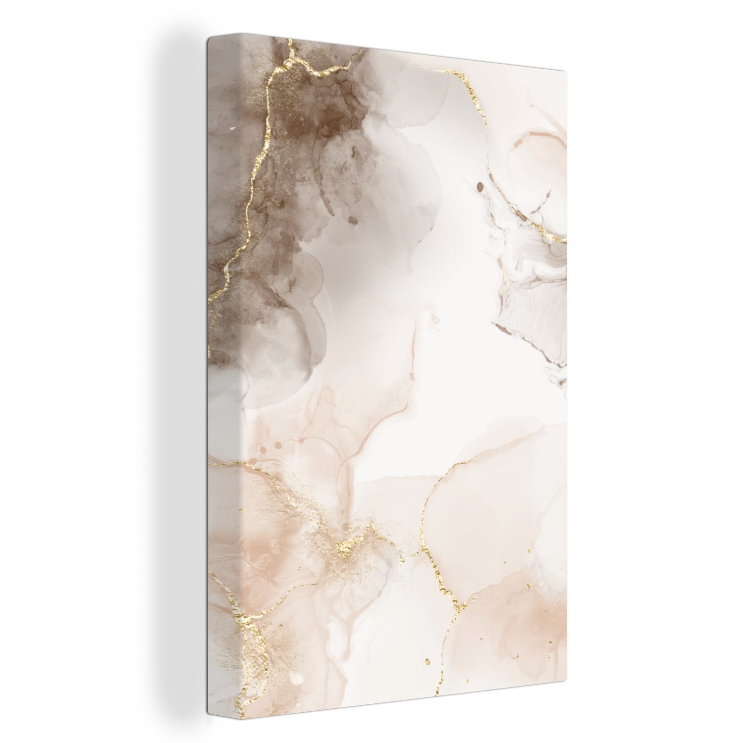 OneMillionCanvasses® Leinwandbild Marmor - Gold - günstig online kaufen