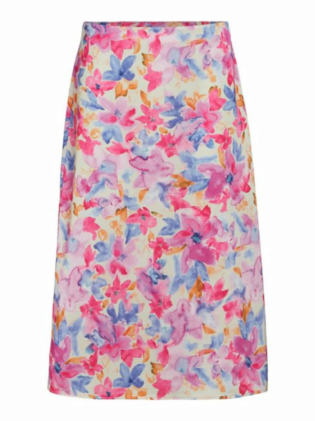 Vila Sommerrock Rock Midi Allover Print geblümt elegant VIEMILIA MIDI SKIRT günstig online kaufen