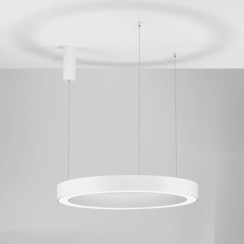 LED Pendelleuchte Morbido in Weiß 59W 4076lm günstig online kaufen