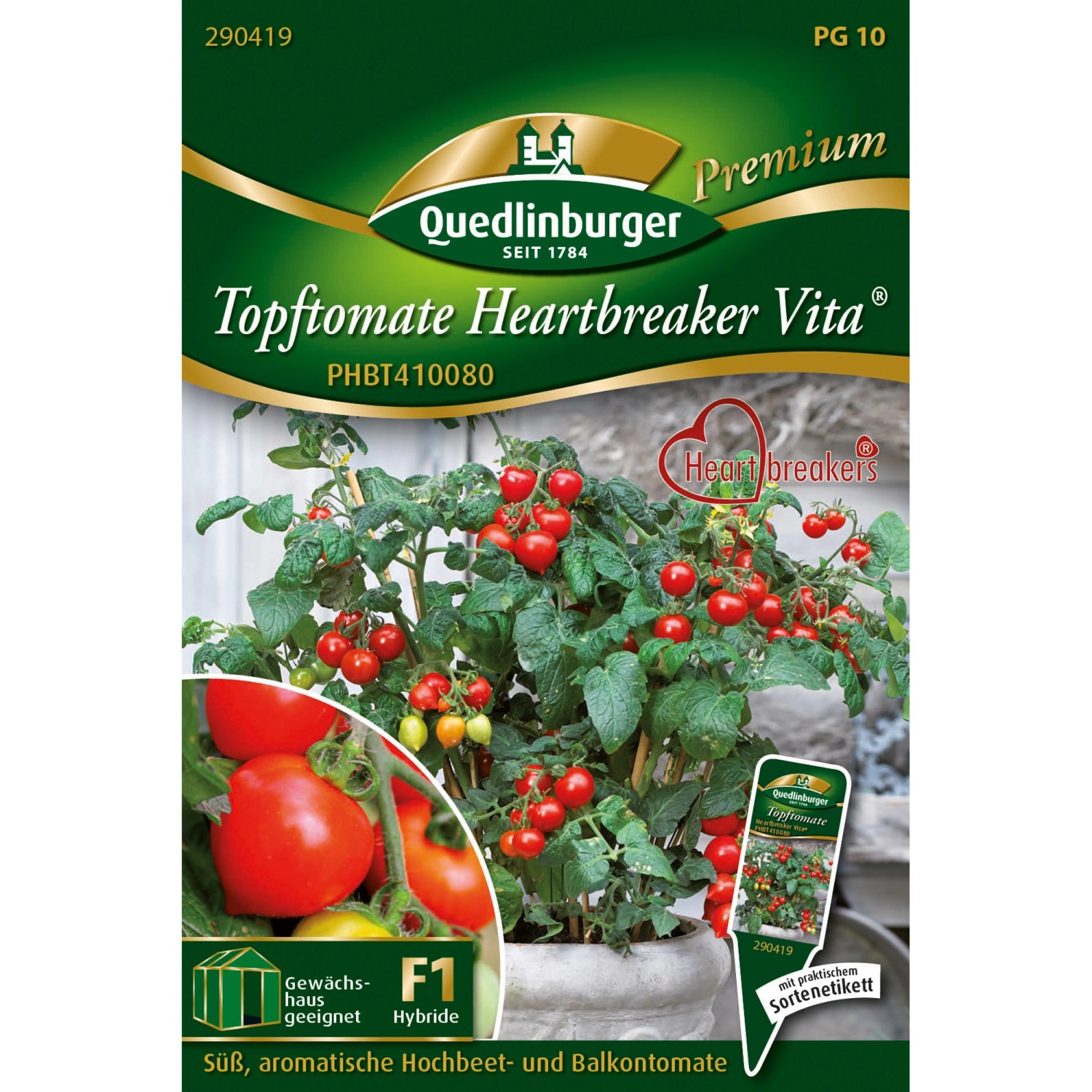 Quedlinburger Topf-Tomaten Heartbreaker Vita Loses Saatgut günstig online kaufen