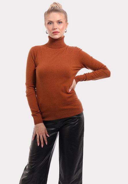 YC Fashion & Style Rollkragenpullover Basic Rollkragenpullover aus Feinstri günstig online kaufen