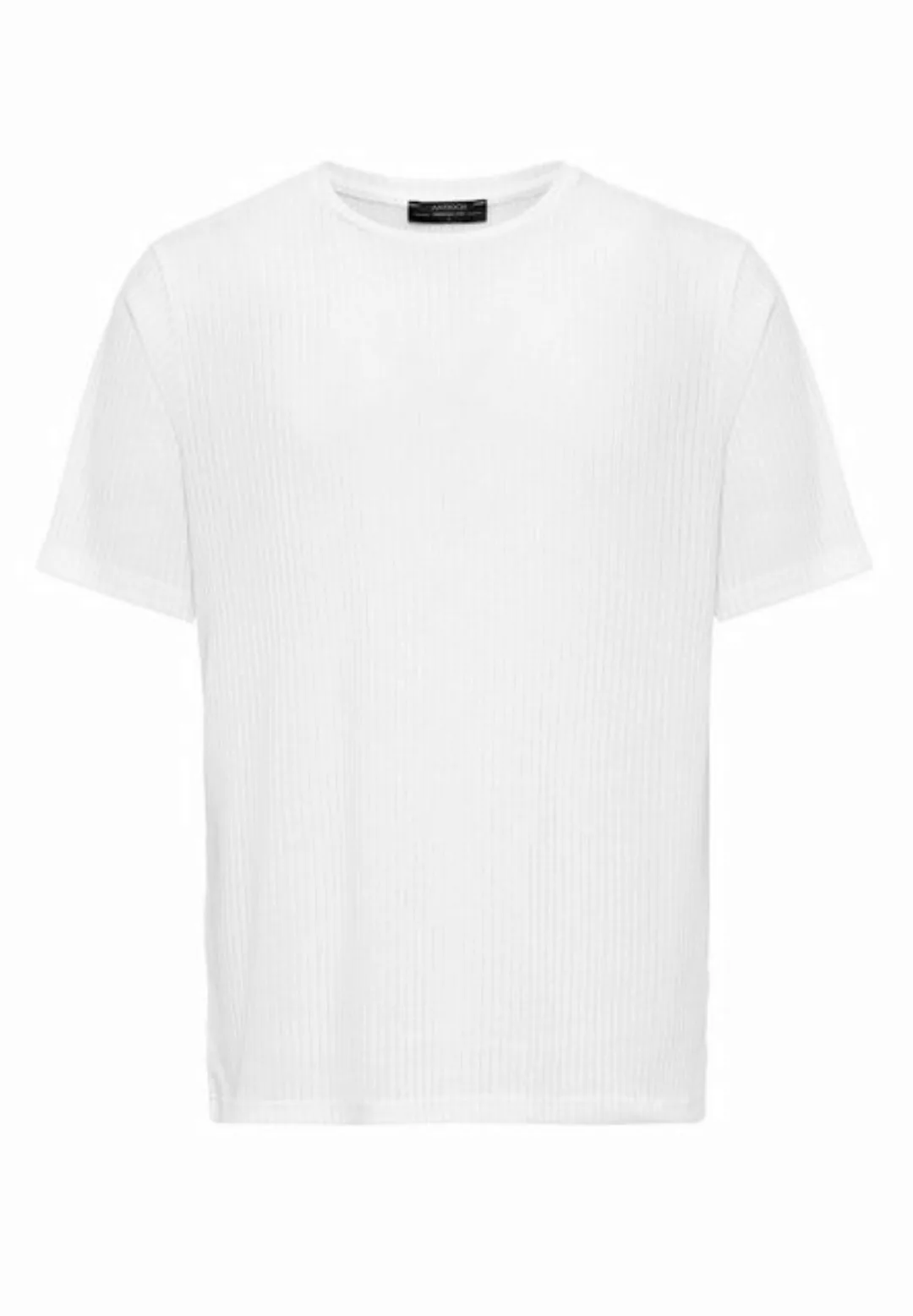 Antioch Poloshirt Fabrizio - Crew Neck - Ribbed - Regular Fit günstig online kaufen