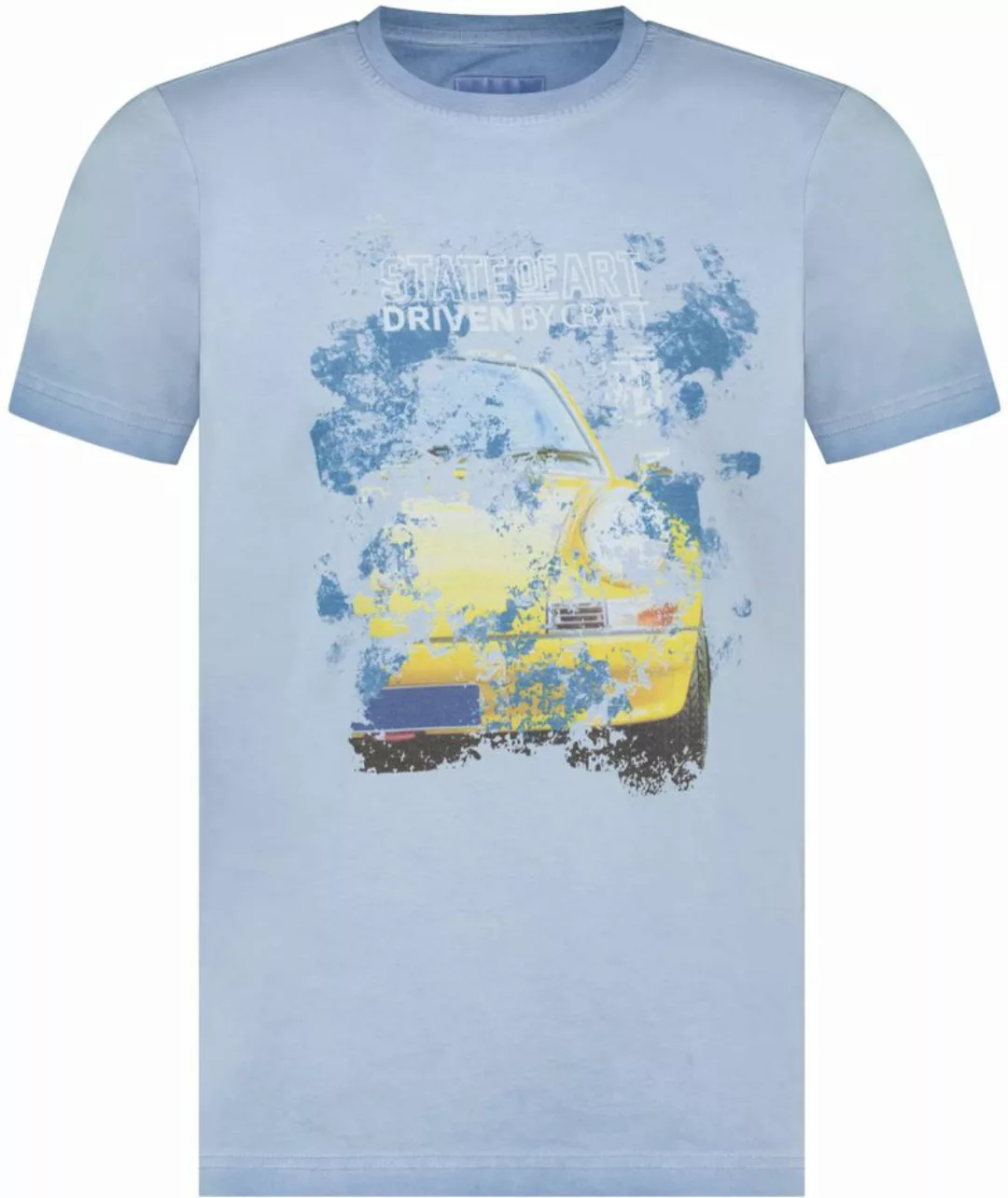 State Of Art T-Shirt Druck Blau - Größe L günstig online kaufen