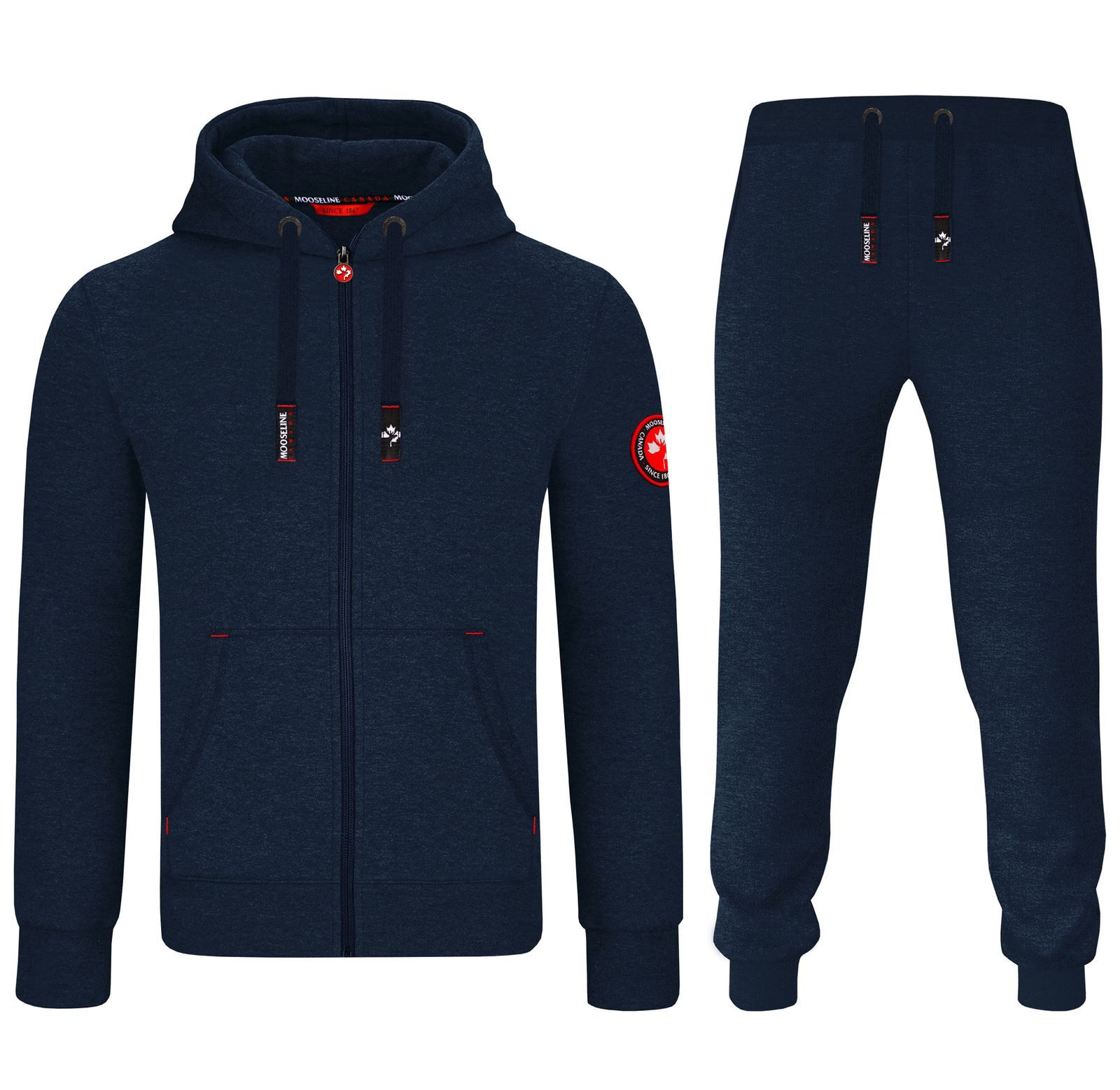 MOOSELINE Jogginganzug Herren Navy - rotes günstig online kaufen