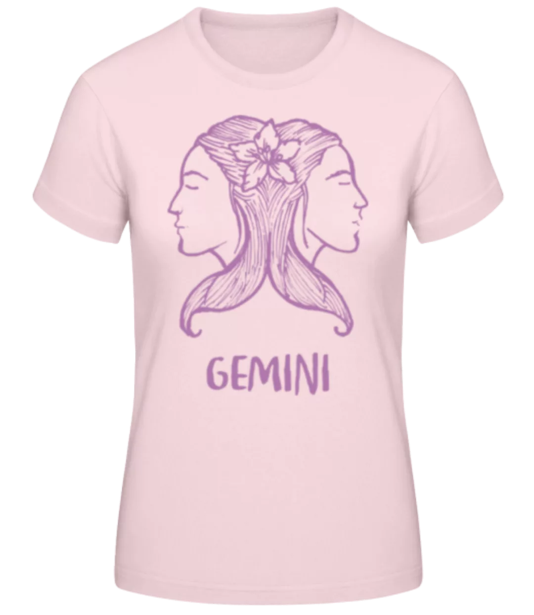 Scribble Style Zodiac Sign Gemini · Frauen Basic T-Shirt günstig online kaufen