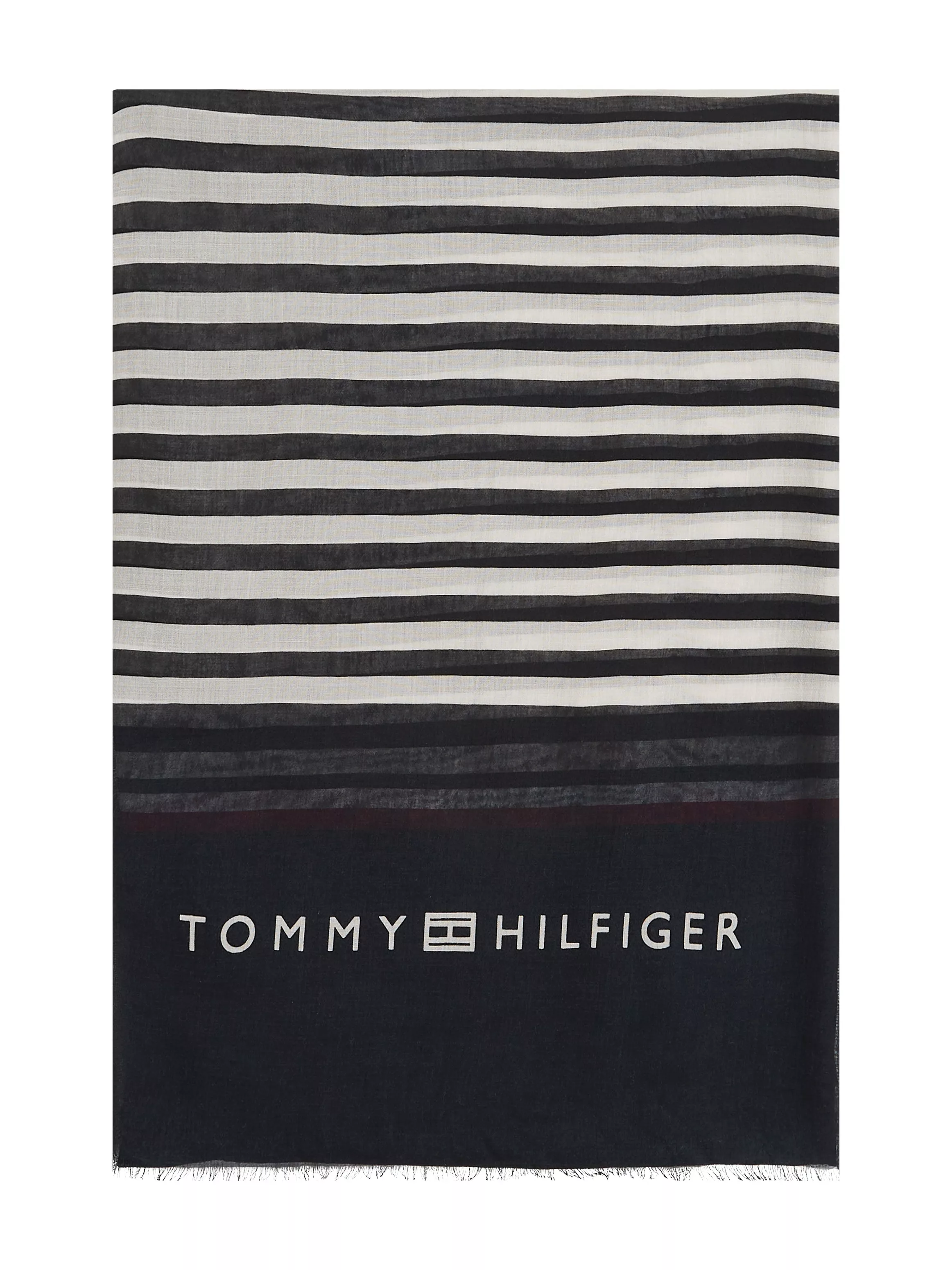 Tommy Hilfiger Schal "ESSENTIAL FLAG SCARF", Mit Streifenmuster und Farbdet günstig online kaufen