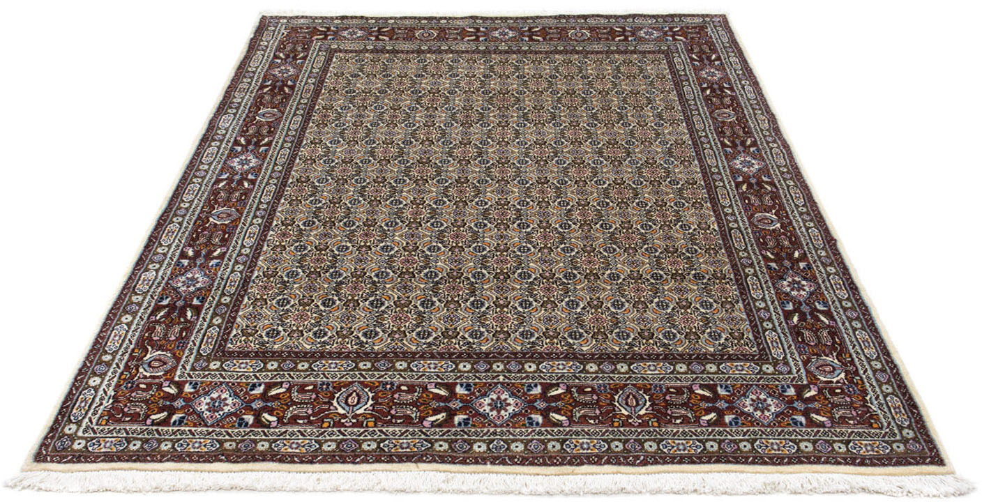 morgenland Wollteppich »Moud Stark Gemustert Beige 248 x 149 cm«, rechtecki günstig online kaufen