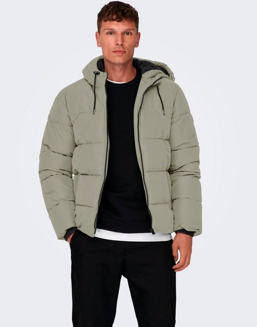 ONLY & SONS Steppjacke ONSMARLON LIFE HOOD PUFFER JACKET OTW VD günstig online kaufen