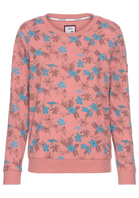 KangaROOS Sweatshirt mit Blumen-Print - NEUE FARBEN günstig online kaufen