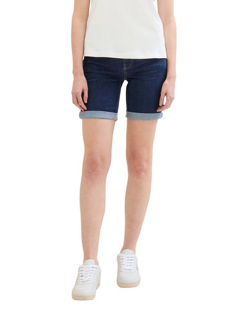 TOM TAILOR Jeansshorts Shorts Slim Fit Five-Pocket Jeansshorts Denim 7378 i günstig online kaufen