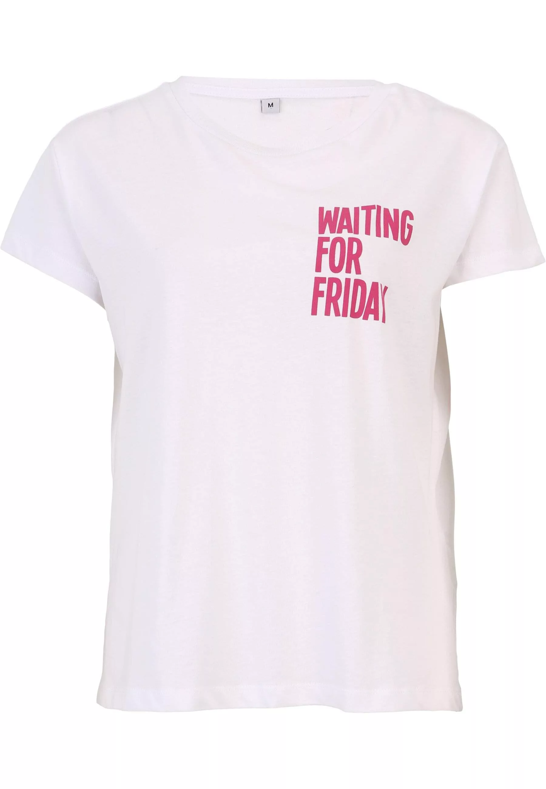 MisterTee T-Shirt "MisterTee Damen Ladies Waiting For Friday Box Tee", (1 t günstig online kaufen