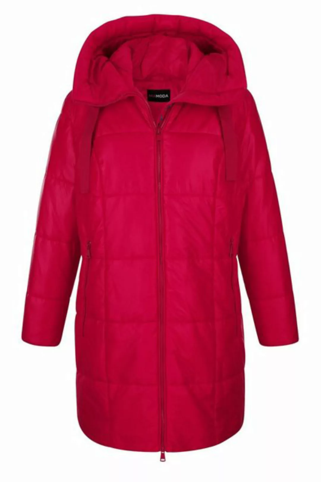 MIAMODA Steppjacke Steppjacke Kapuze 2-Wege-Zipper Langarm günstig online kaufen