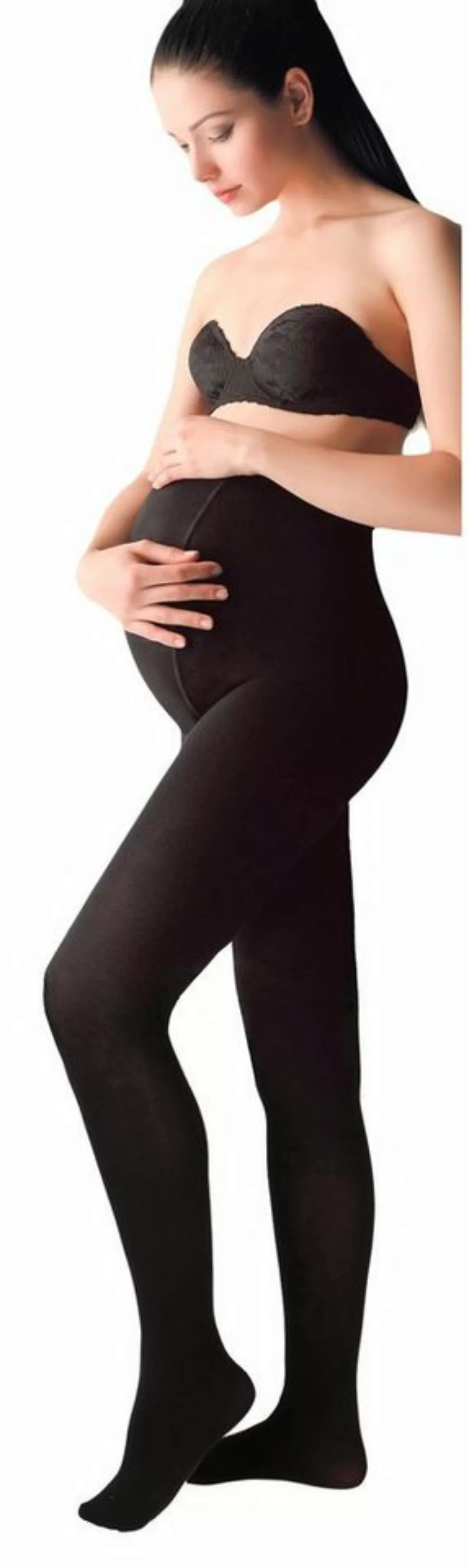 GIULIA Umstandsstrumpfhose Giulia Mama Cotton 200, Schwarz, XL 200 DEN (1 S günstig online kaufen