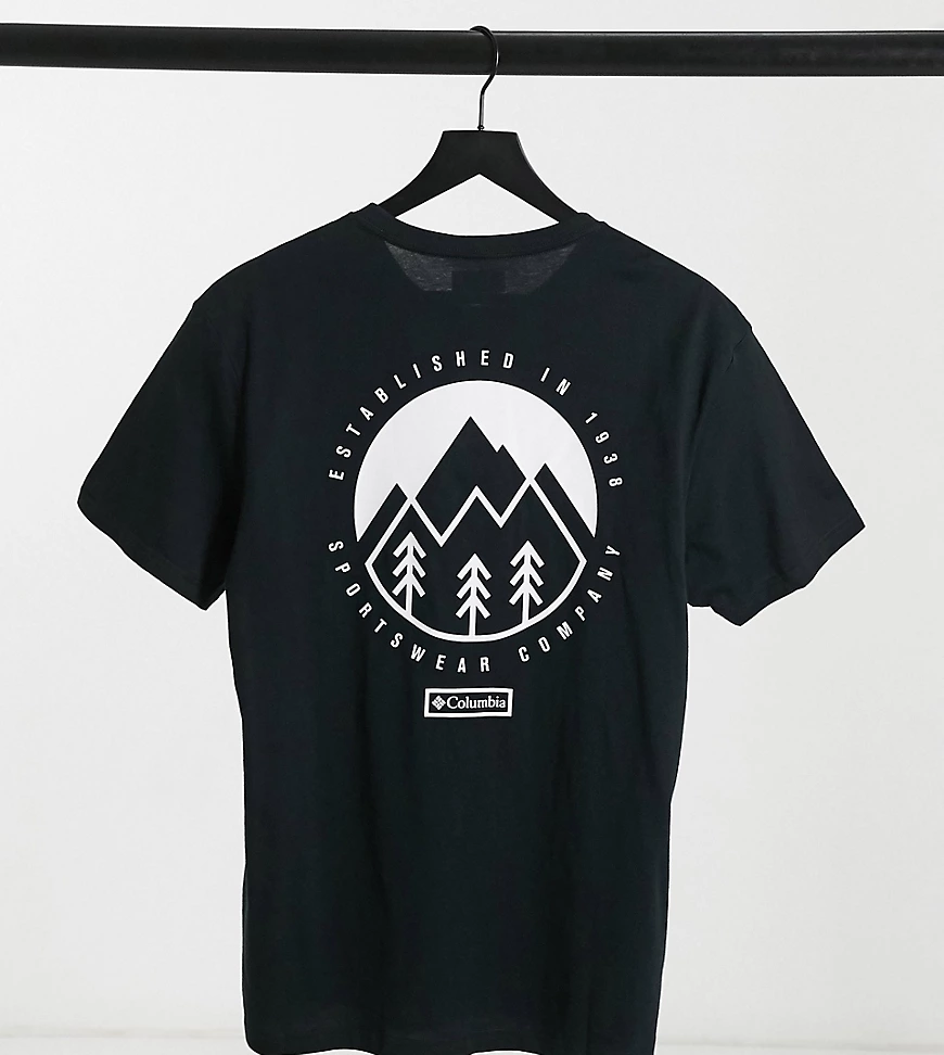 Columbia – Tillamook – T-Shirt in Schwarz, exklusiv bei ASOS günstig online kaufen