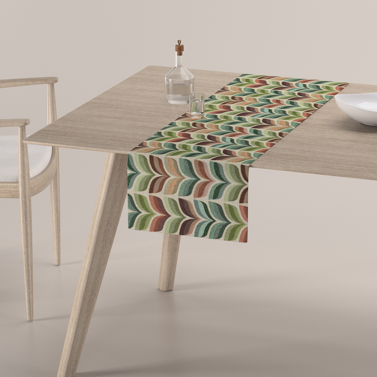 Tischläufer, grün- beige, 40 x 130 cm, Intenso Premium (144-17) günstig online kaufen